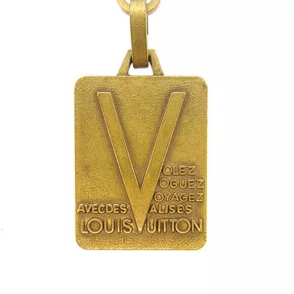 Louis Vuitton key ring Key holder Gold Woman unisex Authentic Used - Picture 3 of 6